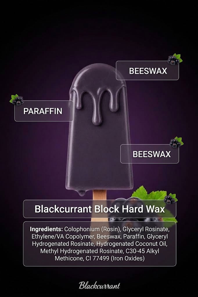 Ice Cream Hard Wax Bar 100g – Stripless Hard Wax for Face & Body | 10 Scents