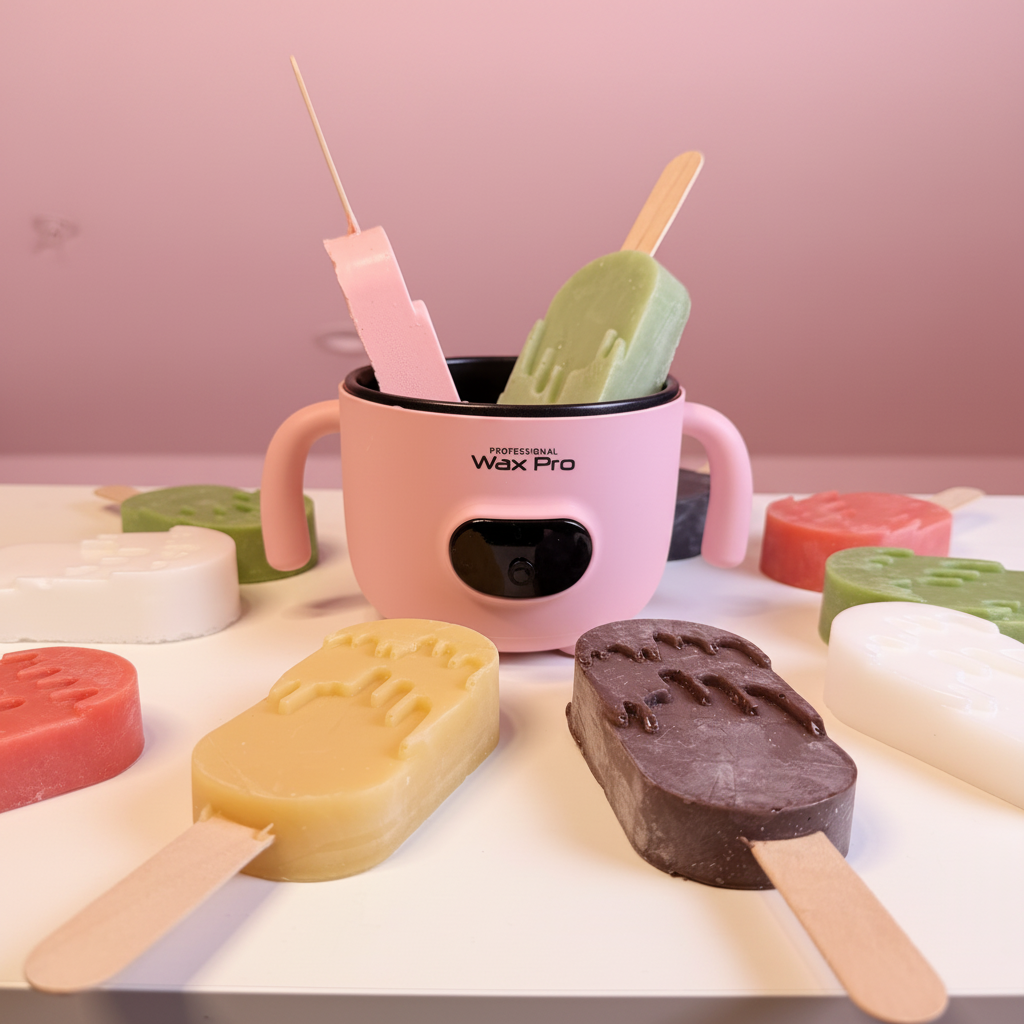 Wax Pro Heater eye-level lifestyle with wax bars