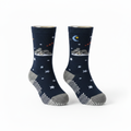 Navy Bear Socks